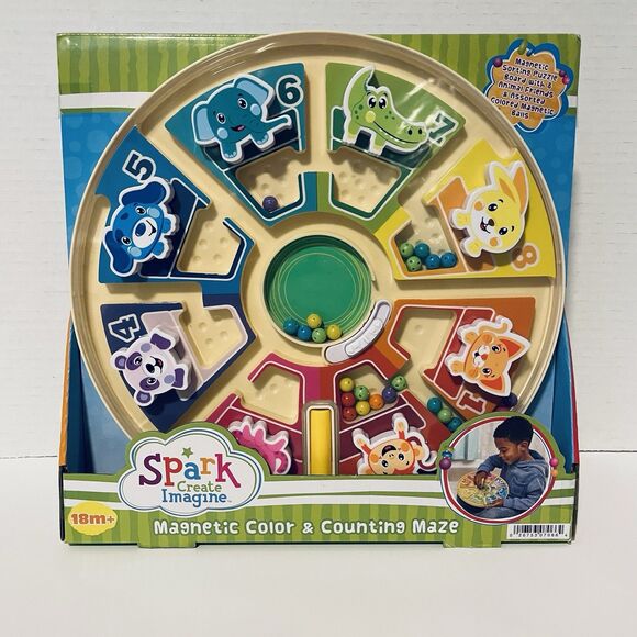 Spark Create Imagine Magnetic Color & Counting Maze Kids Count Game Educational - Picture 1 of 3